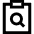 Clipboard Content Paste Search Icon from Sharp Line Set