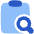Clipboard Content Paste Search Icon from Plump Flat Set