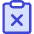 Clipboard Delete icon - Free transparent PNG, SVG. No sign up needed.