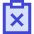 Clipboard Delete Icon from Sharp Duo Set