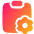 Clipboard Preferences Gear Icon from Plump Gradient Set