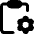 Clipboard Preferences Gear Icon from Core Remix Set