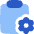 Clipboard Preferences Gear Icon from Flex Flat Set