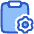 Clipboard Preferences Gear Icon from Plump Duo Set
