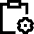 Clipboard Preferences Gear Icon from Sharp Line Set