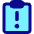 Clipboard Task Alert Icon from Core Pop Set