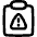 Clipboard Task Alert Icon from Flex Line Set