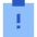 Clipboard Task Alert Icon from Sharp Flat Set