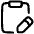 Clipboard Task Note Edit Icon from Plump Line Set