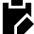 Clipboard Task Note Edit Icon from Sharp Solid Set