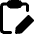 Clipboard Task Note Edit Icon from Core Remix Set