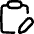 Clipboard Task Note Edit Icon from Flex Line Set