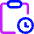 Clipboard Task Pending Action Icon from Core Neon Set