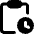 Clipboard Task Pending Action Icon from Core Remix Set