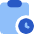 Clipboard Task Pending Action Icon from Core Flat Set