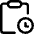 Clipboard Task Pending Action Icon from Core Line Set