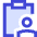 Clipboard Task Person In Charge Icon from Sharp Duo Set