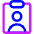 Clipboard Task Person In Charge Icon from Core Neon Set