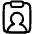Clipboard Task Person In Charge Icon from Plump Line Set