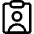 Clipboard Task Person In Charge Icon from Core Line Set