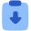 Clipboard Task Returned Icon from Plump Flat Set