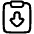 Clipboard Task Returned Icon from Plump Line Set