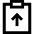 Clipboard Task Submitted Icon from Sharp Line Set