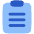 Clipboard Text Icon from Plump Flat Set