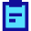 Clipboard Text Icon from Sharp Pop Set