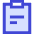 Clipboard Text Icon from Sharp Duo Set