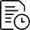 Common File Text Clock Icon from Ultimate Light - Free Set