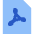 Convert PDF 2 Icon from Sharp Flat Set