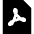 Convert PDF 2 Icon from Sharp Solid Set