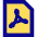 Convert PDF 2 Icon from Sharp Pop Set
