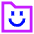Cute Folder Emoji Happy Icon from Sharp Neon Set