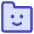 Cute Folder Emoji Happy Icon from Core Duo Set