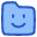 Cute Folder Emoji Happy Icon from Plump Duo Set