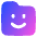 Cute Folder Emoji Happy Icon from Plump Gradient Set