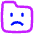 Cute Folder Emoji Sad Icon from Flex Neon Set