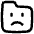 Cute Folder Emoji Sad Icon from Flex Line Set