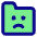 Cute Folder Emoji Sad Icon from Core Pop Set