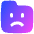 Cute Folder Emoji Sad Icon from Flex Gradient Set