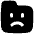 Cute Folder Emoji Sad Icon from Flex Solid Set