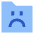Cute Folder Emoji Sad Icon from Sharp Flat Set