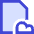 Document File Cloud Online Backup Icon from Sharp Duo Set