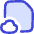 Document File Cloud Online Backup Icon from Flex Duo Set