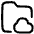 Document Folder Cloud Online Backup Icon from Plump Line Set