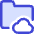 Document Folder Cloud Online Backup Icon from Core Duo Set