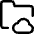 Document Folder Cloud Online Backup Icon from Core Line Set