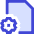 Document Setting Gear Icon from Sharp Duo Set